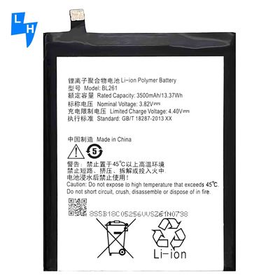 Bateria digital para telemóvel para Lenovo A7020/Vibe K5 Note K52T38 K52E78 BL261 3500mAh