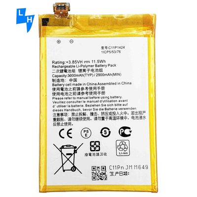Baterias recarregáveis de 3000 mAh para ASUS ZenFone 2 Deluxe ZE551ML ZE550ML Z00AD Z008D