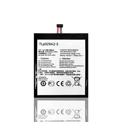 TLP029A2 3,8V 2910mAh Bateria de lítio de polímero para recarga substituível