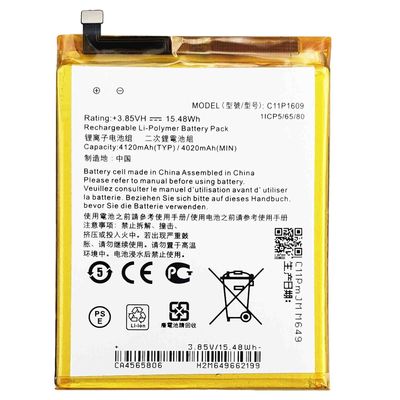 Bateria recarregável de telefone móvel de 4120mAh ZC553KL X00DDA para ASUS ZenFone 3 Max 5.5