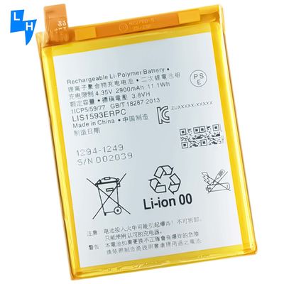 Bateria de substituição de proteção de IC duplo LIS1593ERPC para Sony Xperia Z5 2900mAh 3.8V