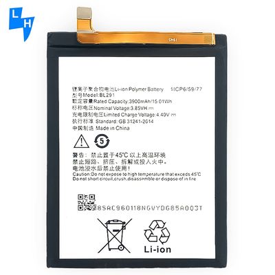 Uma bateria durável compatível com MOTO para Lenovo A5 L18021 BL291 Bateria de lítio de 3900mAh