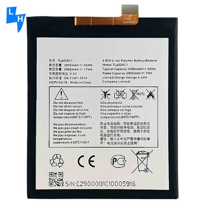 3000mAh TLp029C1 Bateria para Alcatel A30 5049Z REVVL Sistema de Telefone Móvel Modelo 5099