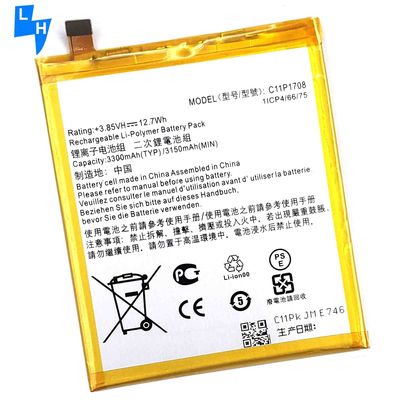 500 PCS MOQ C11P1708 Bateria para ASUS ZenFone 5Z ZS620KL Z01RD Proteção de IC duplo