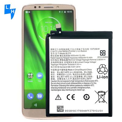 Bateria de substituição BL270 para Motorola G6 Play XT1922 Original e OEM/ODM 500PCS