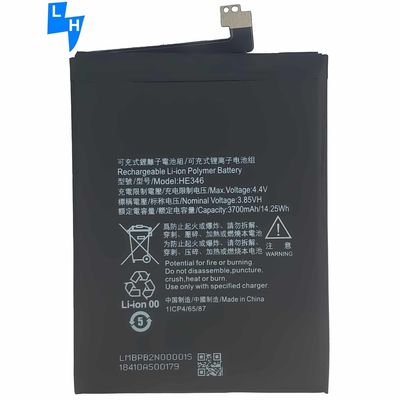 Black HE346 Bateria de 3700mAh Para Nokia 7 Plus 7P N7P HE 346 Baterias Bateria com A