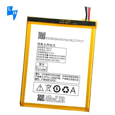 Bateria recarregável de telemóvel BL211 de 4100mAh para Lenovo P780