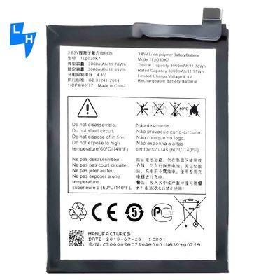 Capacidade original OEM TLP030K7 Baterias recarregáveis para telemóvel Alcatel 1S