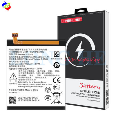 3060mAh 3.85V Bateria recarregável de polímero de iões de lítio com proteção de IC duplo para Nokia 6.1