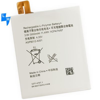 AGPB012-A001 Bateria para Sony Xperia Z5 Dual E6883 E6853 Z5 Plus 3430mAh 3.8V em preto