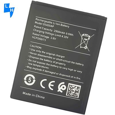 Proteção de IC duplo 3.8V 2500mAh 9.5Wh S5420AP Bateria recarregável de íons de lítio para Nokia C1