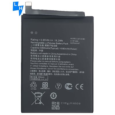 Bateria recarregável de alta capacidade para ASUS ZenFone 6 2019 5000mAh C11P1806 ZS630KL