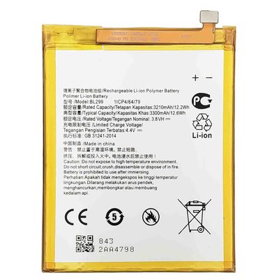 3300mAh BL299 L78071 Bateria de telefone móvel para Lenovo Z5S OEM/ODM 500PCS