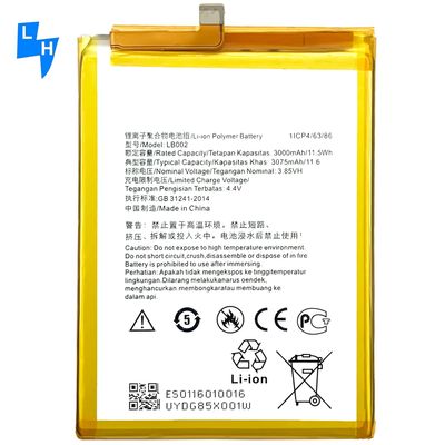 Bateria de alta capacidade 3000mAh LB002 S5 K520 para modelos de telefones celulares Lenovo K520T Branco