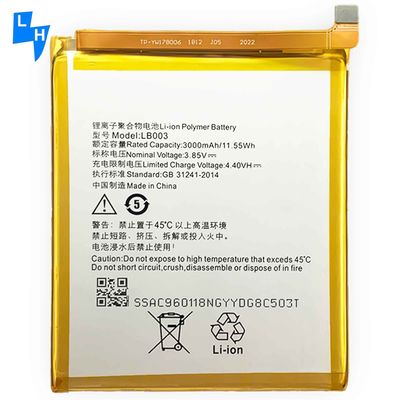 Bateria de alta capacidade 3000mAh LB003 K5 K350 para Lenovo K350T Tablet e Telefone Móvel