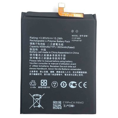 4000mAh C11P1805 X01AD ZB632KL ZB633KL Bateria de telefone móvel para ASUS Zen Fone MAX M2