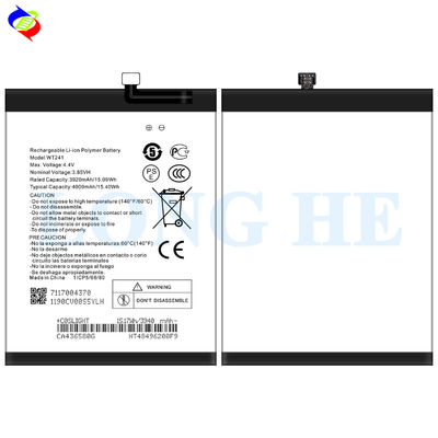 WT241 Baterias recarregáveis para Nokia 2.3 NK3.2 NK2.4 3.85V 4000mAh Alta capacidade