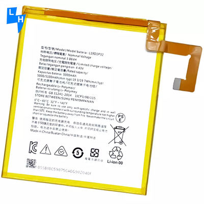 Bateria recarregável original de polidores de iões de lítio para Lenovo Tab m10 Plus Código L19D1P32