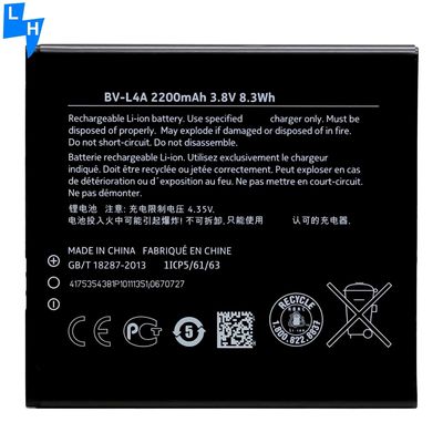 Recarregável Branco 3.8v 2200mah Bateria de iões de lítio Bv-l4a Para Nokia Lumia 830 540 Telefone Móvel