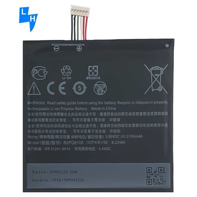 Bateria de polímero de íons de lítio de alta capacidade de 2150 mAh para HTC One A9 A9U A9T A9W A9D A9S