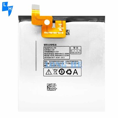 BL230 4,35V 3000mAh Bateria de telefone celular para Lenovo Vibe Z2 Z2W Z2T Capacidade original