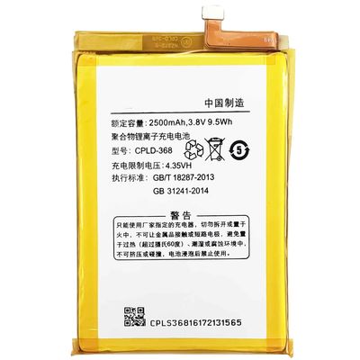 Bateria de telefone inteligente CPLD-368 3.85V 3120mAh para Coolpad Shine R106 Substituição