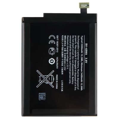 Baterias recarregáveis BV-4BWA Bateria de telefone móvel para Nokia Lumia 1320 3500mAh