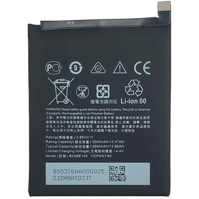 Capacidade de Ori pode ser personalizada B2Q6E100 Codificação Bateria de telefone de 3600mAh para HTC U12 Life