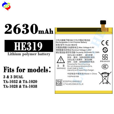 Bateria de celular de proteção de IC dupla para Nokia 3 HE319 TA-1032
