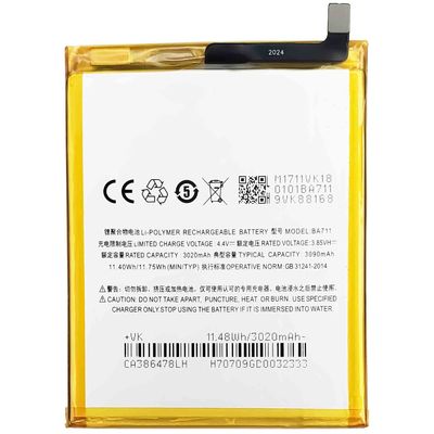 BA711 Bateria de telemóvel para Meizu Meilan 6 M6