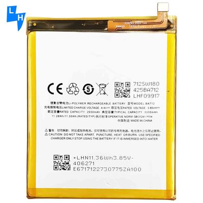 3000mAh BA712 Bateria para MeiZu M6s Meilan S6 Mblu S6 M712Q/M/C M712H e de longa duração