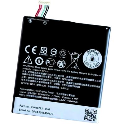 2040mAh Bateria de substituição para telemóvel BOP9O100 Para HTC D612 D610 610 612