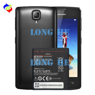 Bateria de substituição recarregável de 2000 mAh para baterias de telefone Lenovo A1000/A2010 BL253