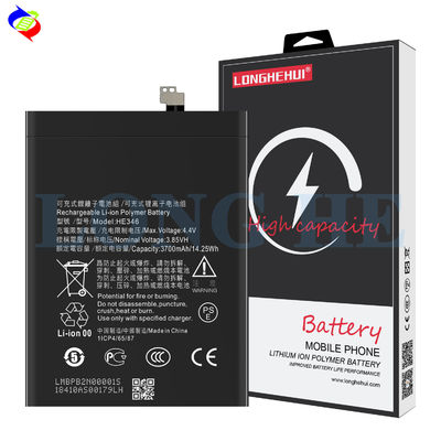 Bateria de polímero de íons de lítio de capacidade 3700mAh para Nokia 7 Plus TA-1041 TA-1062 TA-1046