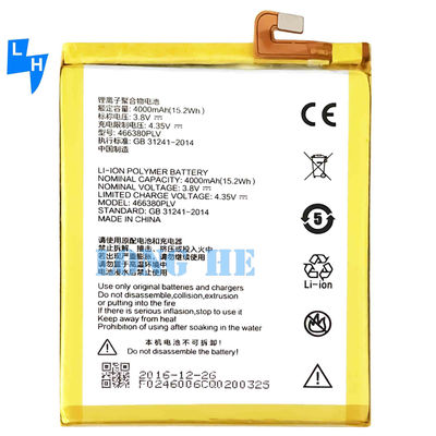4000mAh A610 Bateria para ZTE Blade A610 466380PLV Alta Capacidade e Garantida