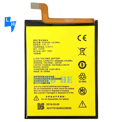 Bateria de celular de alta capacidade 4000mAh para ZTE Blade A601 545978