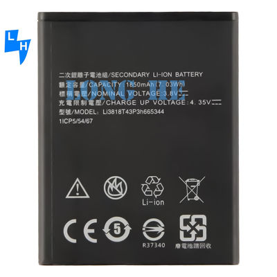 Bateria de telefone móvel de 1400mAh para ZTE Blade Q Pro GF3 T320 A5S Li3818T43P3h665344