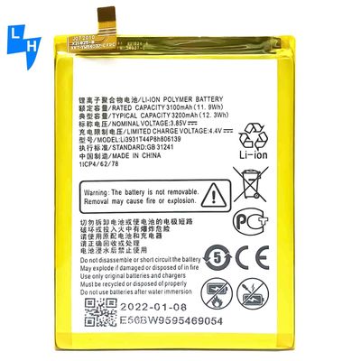 500 unidades OEM/ODM Bateria Li3931T44P8h806139 preta para ZTE Blade A7 A7 Vita V10 V10 Vita