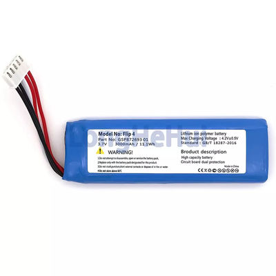 Atualize a sua edição especial do JBL-Flip 4 com bateria recarregável de alto-falante de 3,7V 3000mAh
