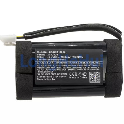 Bateria de substituição de logotipo personalizado para Bang Olufsen BeoPlay A1 7.4V 2600mAh Li-polímero