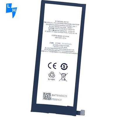 BA791 Bateria de lítio de polímero recarregável para Meizu Pro 7 3000mAh 4.4V