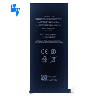 Meizu PRO 7 PLUS Bateria de telefone celular em preto com A e alta compatibilidade
