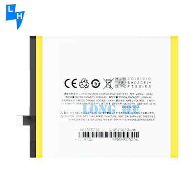 Bateria móvel de íons de lítio original para Meizu Meizy M3E BA02 Substituição