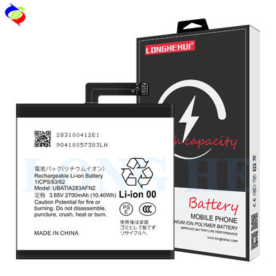 UBATIA283AFN2 3.85V 2700mAh Bateria de lítio polímero para Sharp Aquos Sense telefone celular