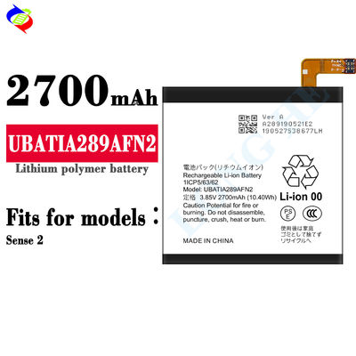 Sharp Sense2 2700mAh 3.85V Bateria de telefone móvel com UBATIA289AFN2 Polímero Lítio