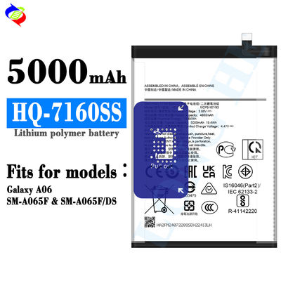 Bateria original HQ-7160SS Bateria de 5000mAh para telefone celular Galaxy A06 SM-A065F