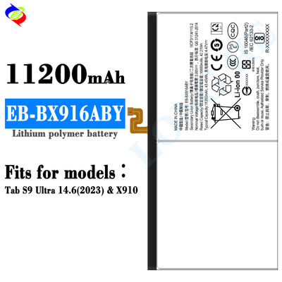 Bateria de tablet EB-BX916ABY para Tab s9 Ultra 14.6 2023 X910 NOVA Bateria original