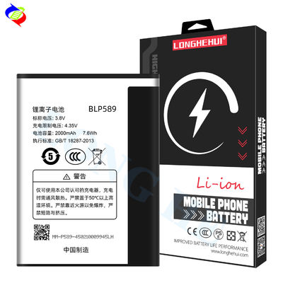 Bateria de polímero de iões de lítio BLP589 para oppo 3000 3005 3007