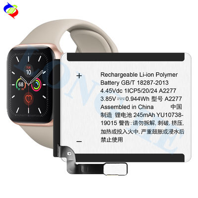 Portagem A2277 Bateria de Reposição de Smart Watch para Relógio Série 5 40mm Apple Watches Baterias de Lítio Polímero