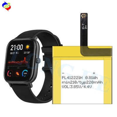 3.85V 220mAh bateria de polímero de lítio PL412221H para Huawei Smart Watch HUAWEI GTS A1914 A1913 fornecedor de bateria de relógio